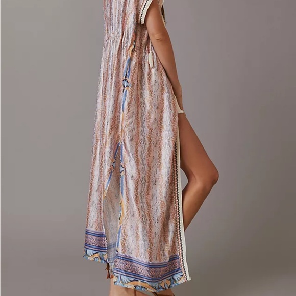Anthropologie Silky Snake Kimono Duster NWT OS - Picture 2 of 4